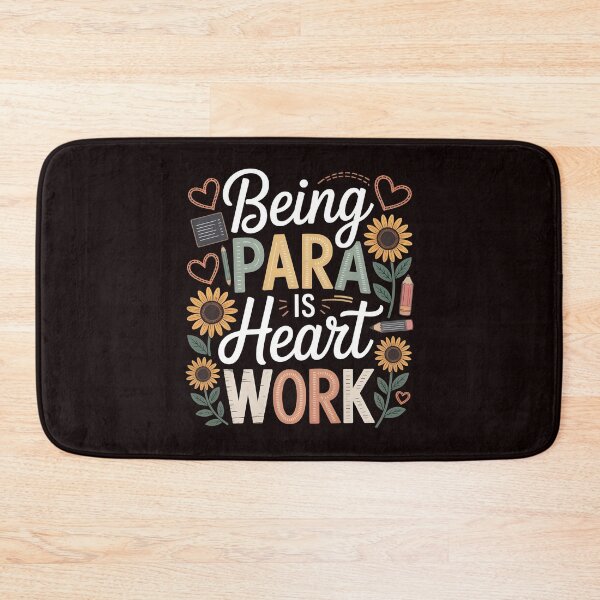 Item preview, Being Para is Heart Work – Heartfelt Paraprofessional Appreciation Design designed and sold by Redgiant87x.