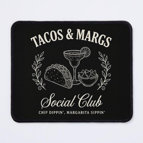 Item preview, Tacos and Margs Social Club Chip Dippin Margarita Sippin Vintage Mexican Food designed and sold by DaphoLatara.