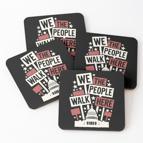 Item preview, We the People Walk Here Washington DC Capitol Protest Design designed and sold by Fenay Designs.