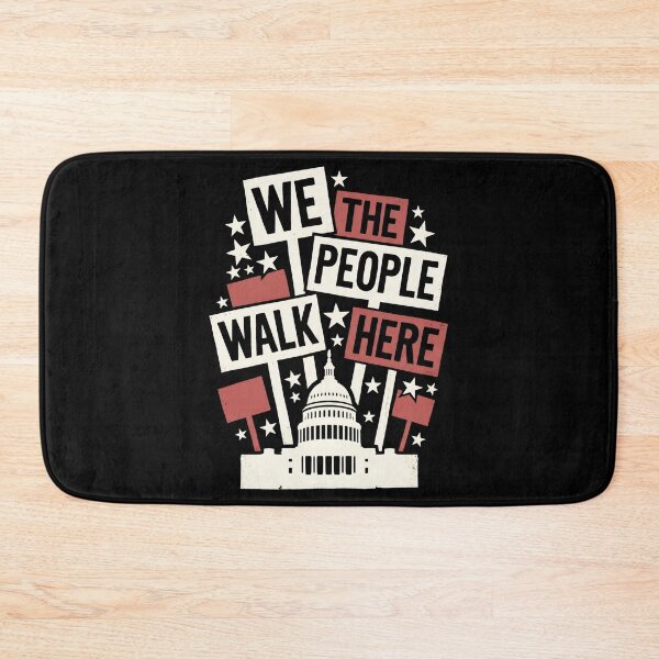 Item preview, We the People Walk Here Washington DC Capitol Protest Design designed and sold by Fenay Designs.