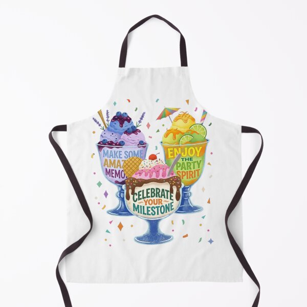 Item preview, Celebrate Your Milestone - Colorful Party Spirit Ice Cream Art designed and sold by PeplumiArt.