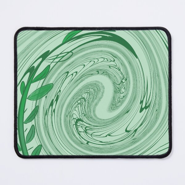 Item preview, Abstract Green Nature Swirl Art designed and sold by SahmatArt.