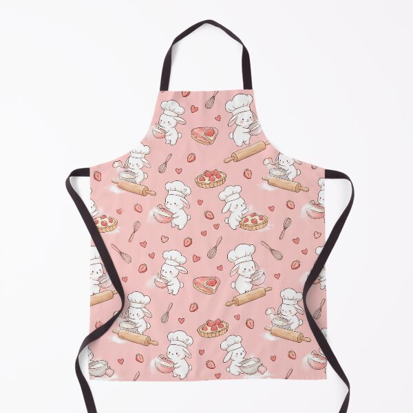 Item preview, Cute Bunny Pastry Chef Pattern designed and sold by LyoniHERA.