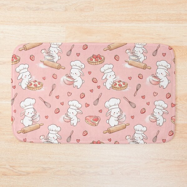 Item preview, Cute Bunny Pastry Chef Pattern designed and sold by LyoniHERA.