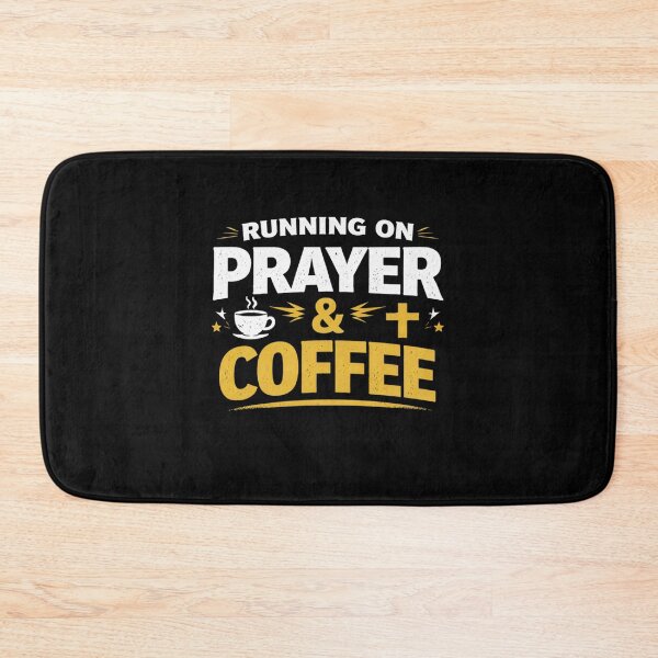 Item preview, Christian Coffee Lover Shirt – Running On Prayer And Coffee designed and sold by ArtsBorn2Create.