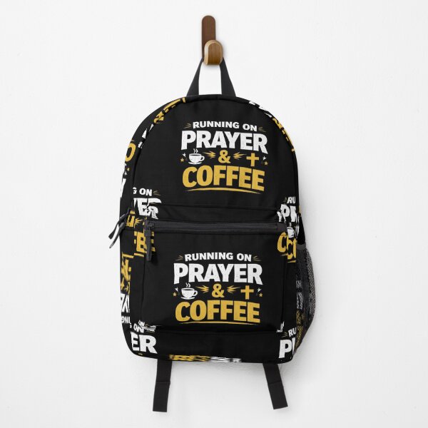 Item preview, Christian Coffee Lover Shirt – Running On Prayer And Coffee designed and sold by ArtsBorn2Create.