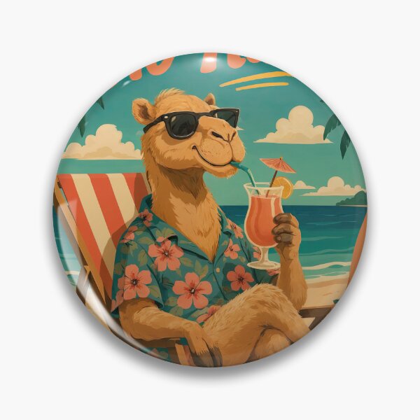 Item preview, Wall Art - Postcard - Good Vibes Camel Chill designed and sold by ForeverPrintsOK.
