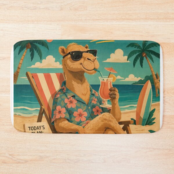 Item preview, Wall Art - Postcard - Good Vibes Camel Chill designed and sold by ForeverPrintsOK.