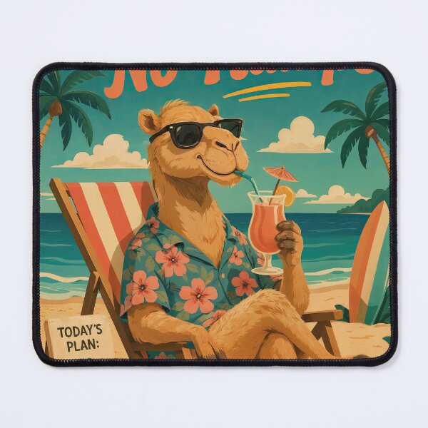 Item preview, Wall Art - Postcard - Good Vibes Camel Chill designed and sold by ForeverPrintsOK.