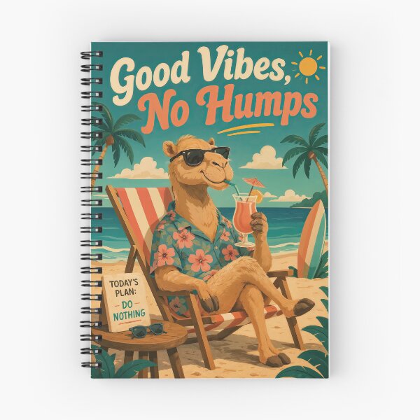 Item preview, Wall Art - Postcard - Good Vibes Camel Chill designed and sold by ForeverPrintsOK.