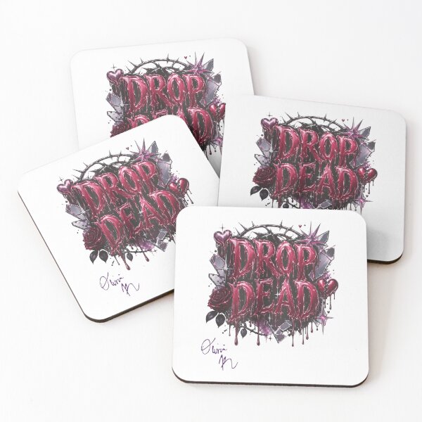 Item preview, Drop Dead Gothic Horror Aesthetic Signature Art designed and sold by phoebelevine.
