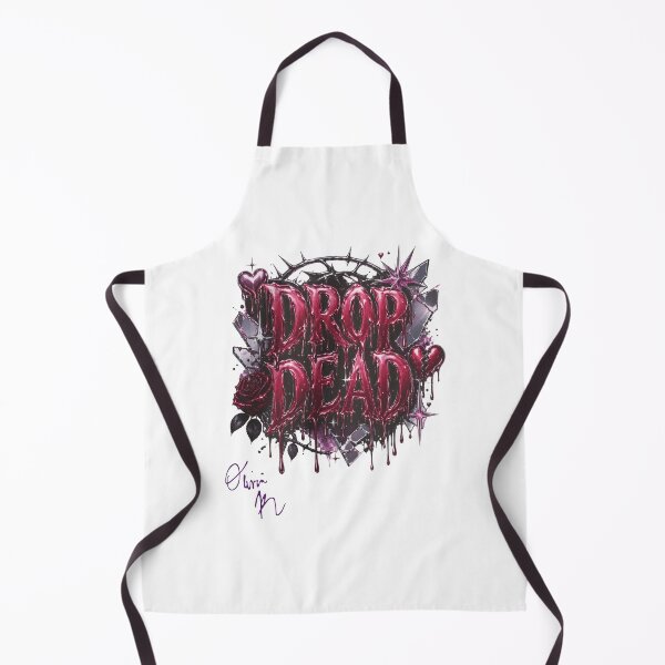 Item preview, Drop Dead Gothic Horror Aesthetic Signature Art designed and sold by phoebelevine.