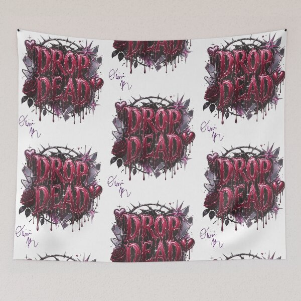 Item preview, Drop Dead Gothic Horror Aesthetic Signature Art designed and sold by phoebelevine.