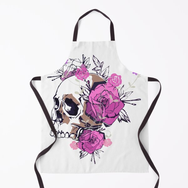 Item preview, Purple Rose Skull Gothic Art Design designed and sold by StyleBloomes.