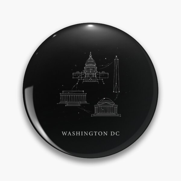 Item preview, Washington DC Constellation Landmarks Capitol Monument Design designed and sold by Fenay Designs.