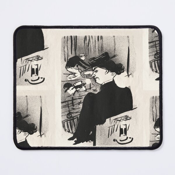 Item preview, Le Café-Concert, Une Spectatrice by Henri de Toulouse-Lautrec | Vintage French Cabaret Lithograph Poster Print designed and sold by artofuniverse.