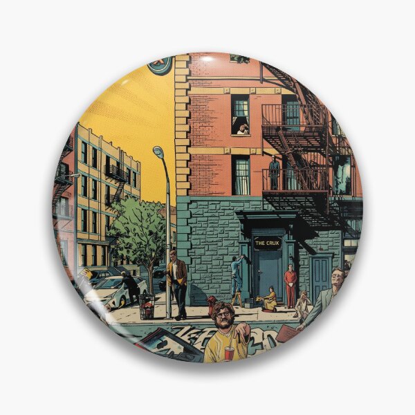 Item preview, Retro Comic Noir Urban Street Art The Crux designed and sold by Brilleking.