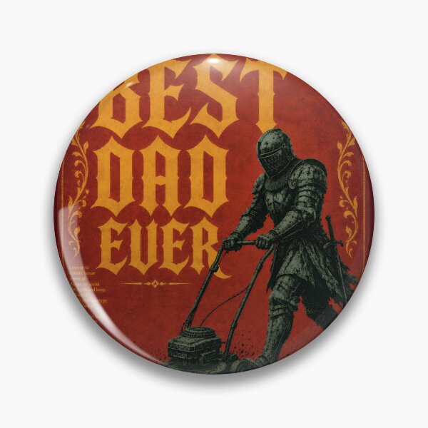 Item preview, Funny Best Dad Ever Knight Lawn Mowing Design Medieval Dad Humor Art designed and sold by ArtsyGlaze.