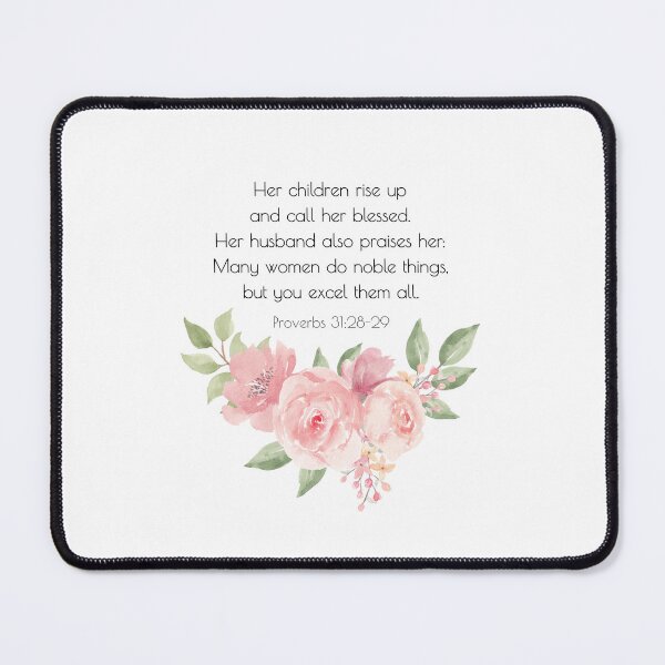 Item preview, Bible Verse Proverbs 31:28-29 designed and sold by bible-prints.