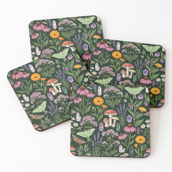 Item preview, Midnight Forest Flora and Luna Moth designed and sold by LyoniHERA.