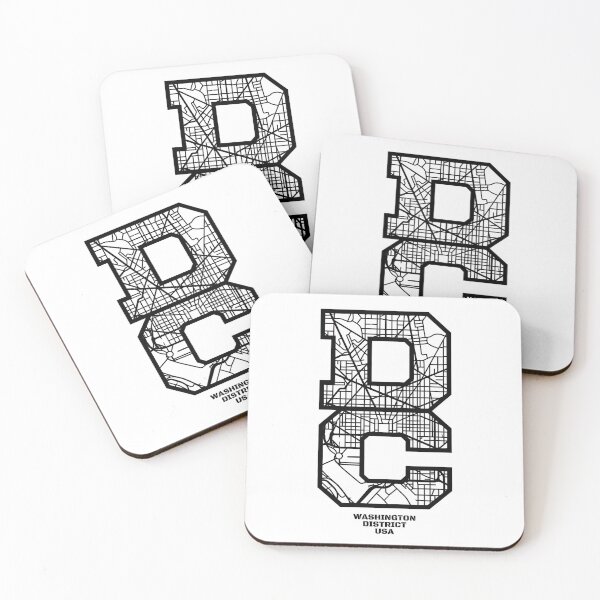 Item preview, Washington District USA Big B Street Map Design designed and sold by Fenay Designs.