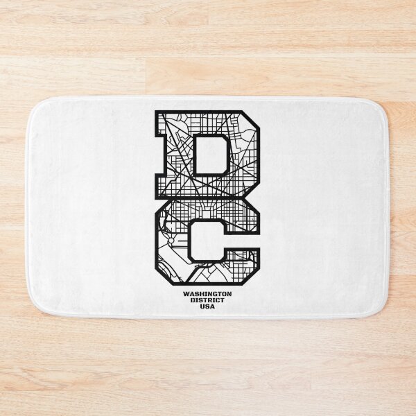 Item preview, Washington District USA Big B Street Map Design designed and sold by Fenay Designs.