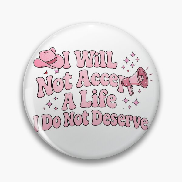 Item preview, I Will Not Accept A Life I Do Not Deserve designed and sold by maximinano100k.