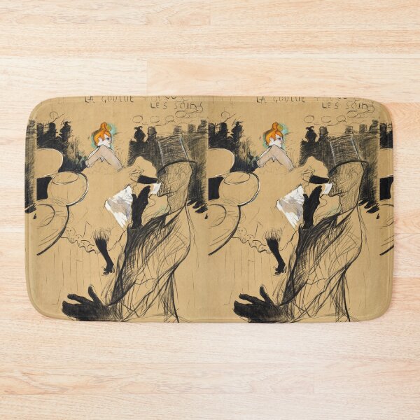 Item preview, Le Goulue and Valentin the Boneless One by Henri de Toulouse-Lautrec | Moulin Rouge Belle Époque Cabaret Poster designed and sold by artofuniverse.