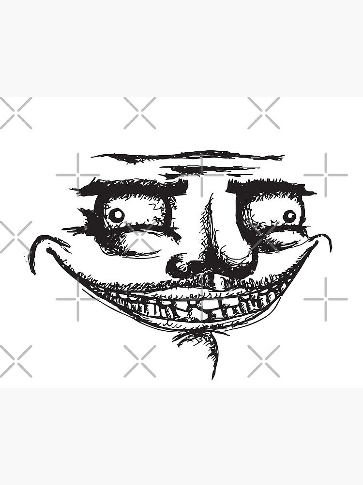 Creepy Troll Face In Your Walls GIF