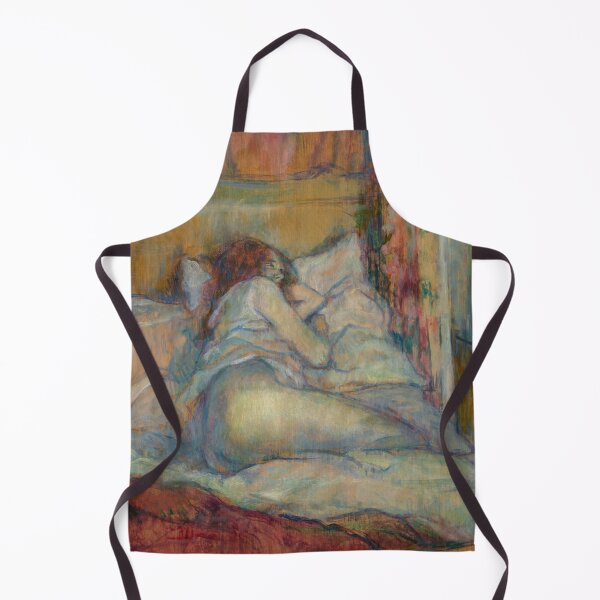 Item preview, Le Lit I (The Bed) by Henri de Toulouse-Lautrec | Intimate Post-Impressionist Bedroom Art Print designed and sold by artofuniverse.