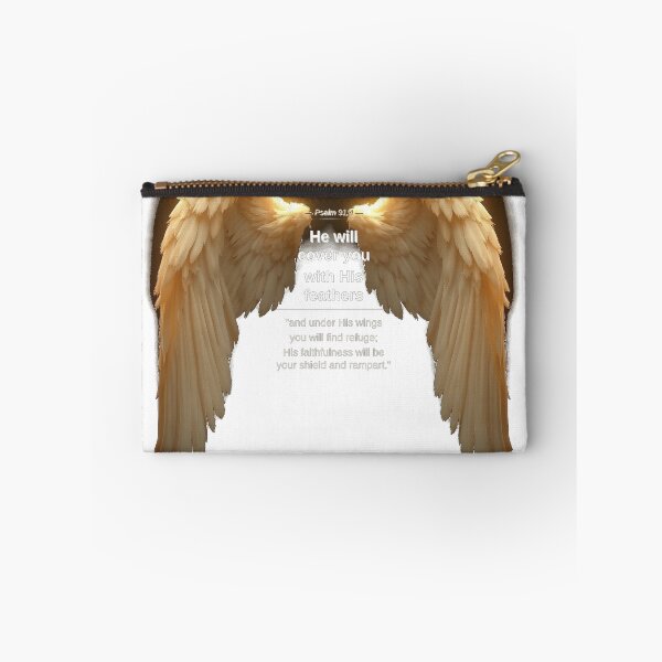Item preview,  Psalm 91:4 Wings - Christian Bible Verse Design designed and sold by InfiniteAuraHub.