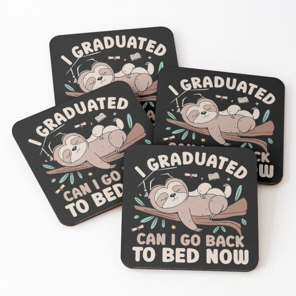Item preview, Funny Graduation, I Graduated Can I Go Back To Bed Now, Graduation Gift, Funny Graduation, Graduation Sloth designed and sold by toongstudio.