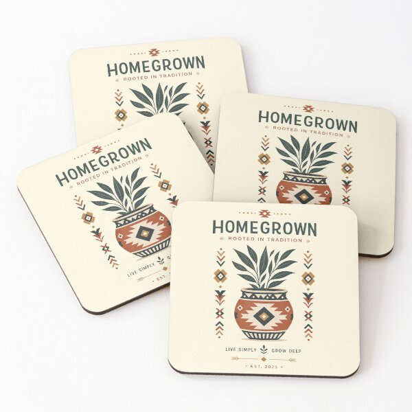 Item preview, Homegrown Tradition Native Style Ceramic Plant Pot designed and sold by GiggleTime.