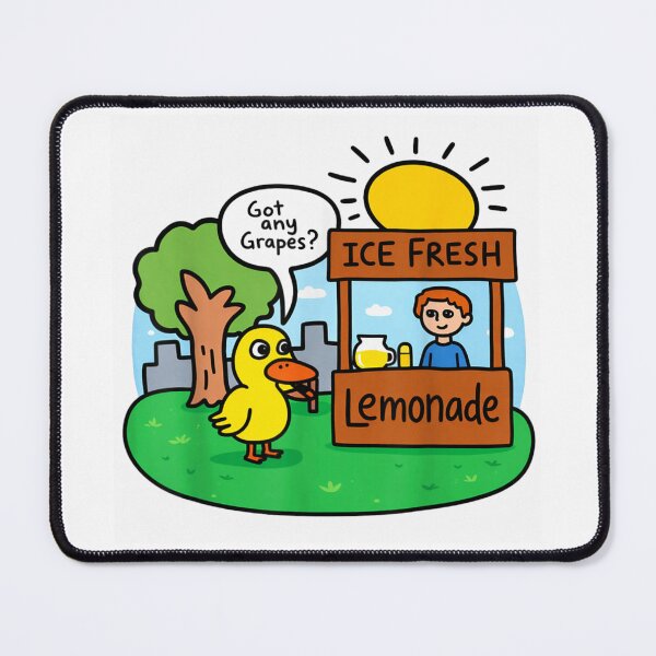 Item preview, Funny Duck At Lemonade Stand Got Any Grapes Internet Meme Song Nostalgia designed and sold by LittleNhutton.