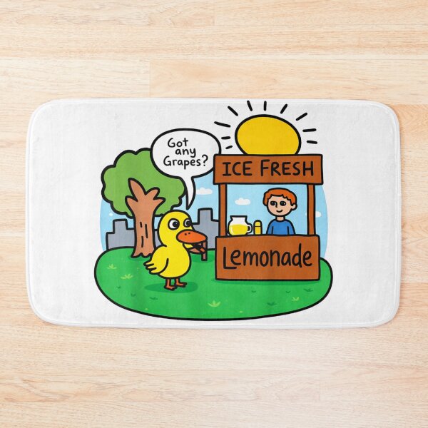 Item preview, Funny Duck At Lemonade Stand Got Any Grapes Internet Meme Song Nostalgia designed and sold by LittleNhutton.