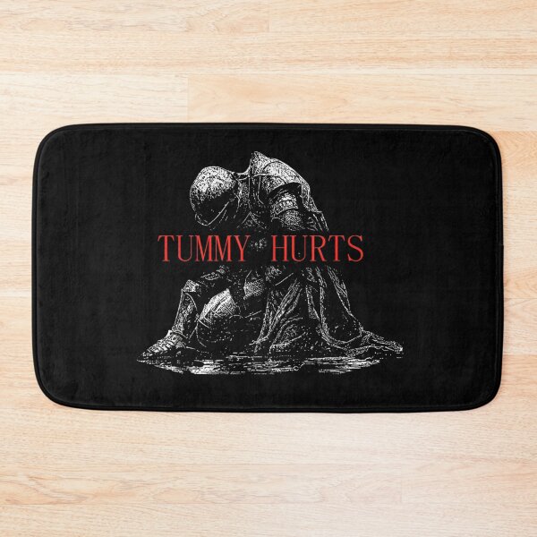 Item preview, Tummy Hurts Dark Fantasy Knight Aesthetic Emo Gothic Humor Meme Gift Idea designed and sold by LittleNhutton.