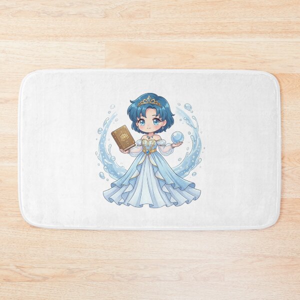 Item preview, Chibi Princess Mercury Sticker designed and sold by Solace Sparkles.