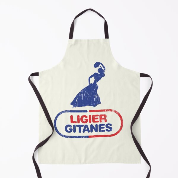 Item preview, Ligier Gitanes F1 team logo 1975-1980 'Gypsy dancer' - aged, worn print designed and sold by retropetrol.
