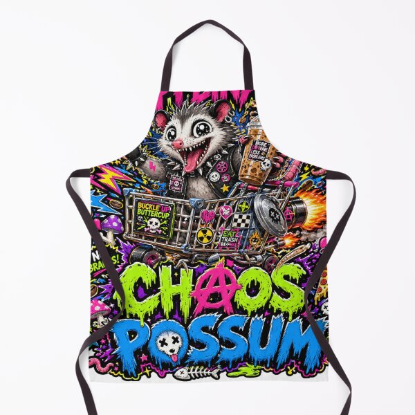 Item preview, Caffeinated Chaos Possum designed and sold by Wolf Creator.