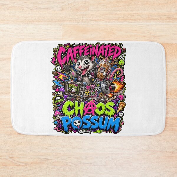 Item preview, Caffeinated Chaos Possum designed and sold by Wolf Creator.