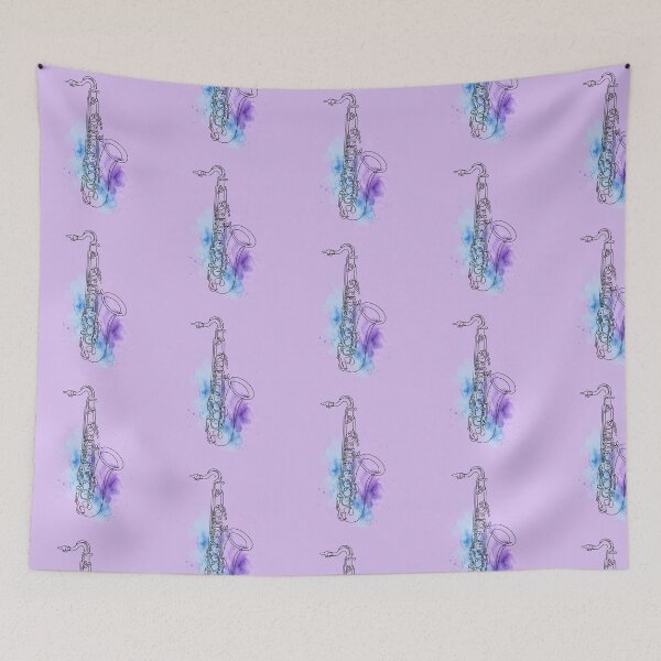 Item preview, Abstract Jazz Saxophone: Modern Musical Line Art designed and sold by Style-InkPulse.