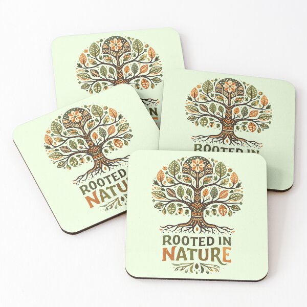 Item preview, Rooted In Nature Decorative Tree Folk Style designed and sold by GiggleTime.