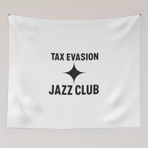 Item preview,  Tax Evasion Jazz Club v2 designed and sold by PeterskyDesign.