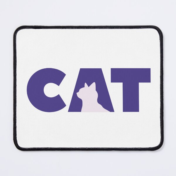 Item preview, Minimalist illustrated Purple Cat designed and sold by LettersCrafted.