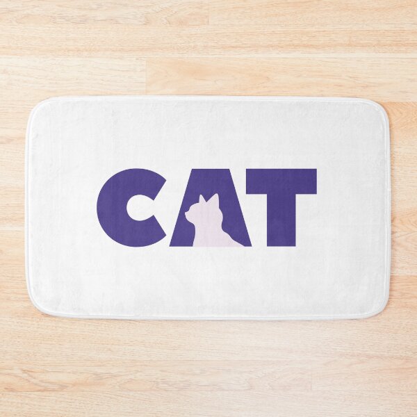 Item preview, Minimalist illustrated Purple Cat designed and sold by LettersCrafted.