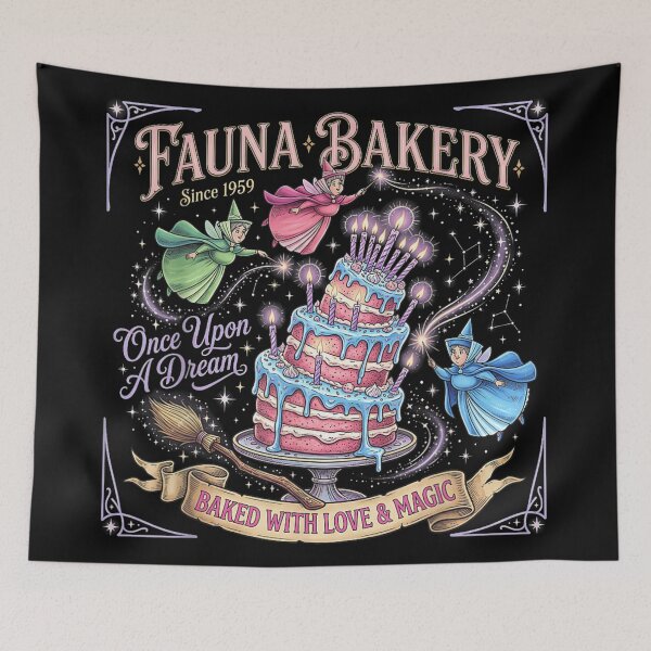 Item preview, Fauna Bakery Since 1959 Once Upon A Dream Sleeping Beauty Fairy Magic designed and sold by YubitaLeLe.