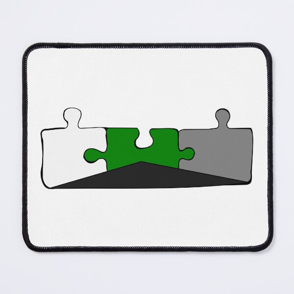 Item preview, Demiromantic Puzzle Pieces Pride Flag designed and sold by HarveyHandcraftsandDesigns.