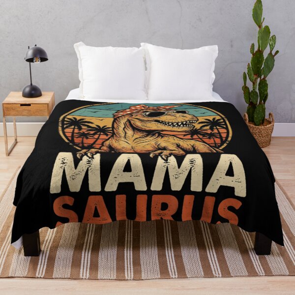 Item preview, Mamasaurus Rex Vintage Retro Sunset T-Rex Dinosaur Mom Mother's Day Gift Idea designed and sold by YubitaLeLe.