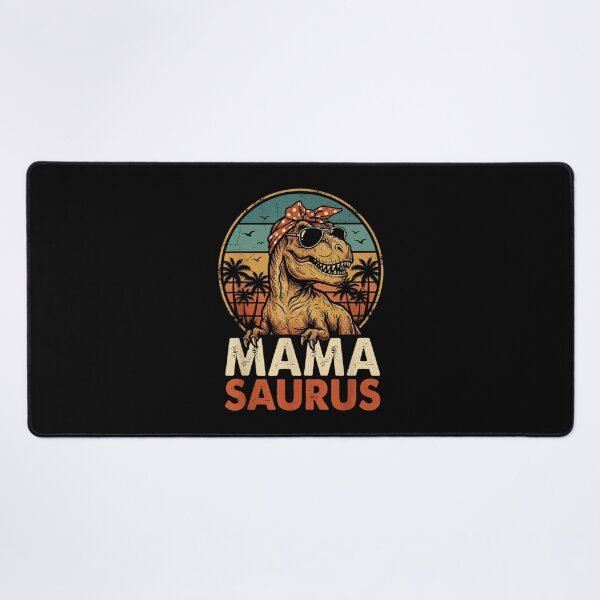 Item preview, Mamasaurus Rex Vintage Retro Sunset T-Rex Dinosaur Mom Mother's Day Gift Idea designed and sold by YubitaLeLe.
