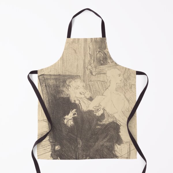 Item preview, Leloir and Moreno in Les Femmes Savantes by Henri de Toulouse-Lautrec | Vintage French Theatre Art Print designed and sold by artofuniverse.